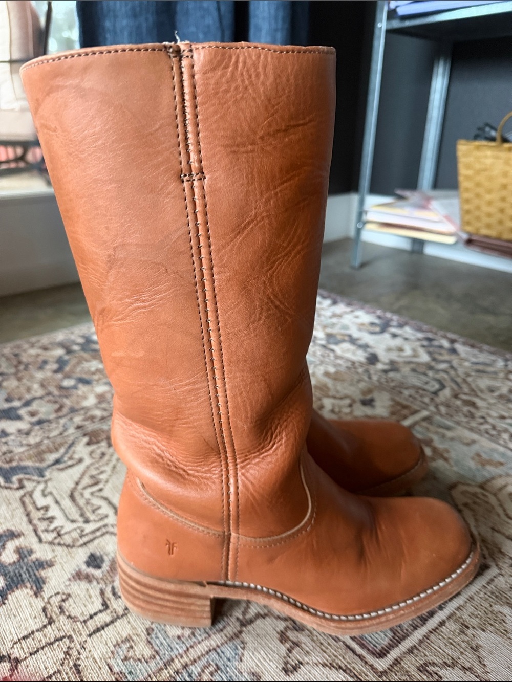 Frye Campus 14 L Saddle Leather Boots - Picture 5 of 11